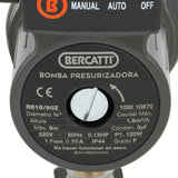 Bomba Agua Superficie Presurizadora 120W  Bercatti RS15/90-Z