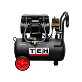 Compresor de Aire 24 Litros Libre de Aceite 2HP TEHTOOLS TAC24L