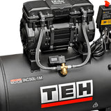 Compresor de Aire 50 Litros Libre de Aceite 2HP TEHTOOLS TAC50L-1M