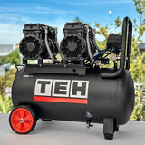 Compresor de Aire 50 Litros Libre de Aceite 4HP TEHTOOLS TAC8-200L
