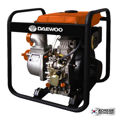 Motobomba 3" Diesel Partida Eléctrica 6HP Daewoo DDA80LE